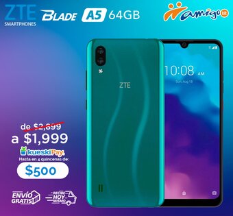 Telcel ZTE BLADE A5 64GB oferta