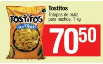 Smart & Final Tostitos Totopos de maíz TOstros para nachos, 1 kg oferta