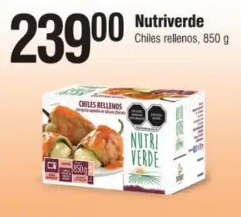 NUTRI VERDE Chiles rellenos, 850 g