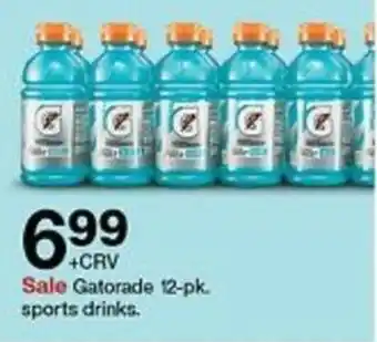 +CRV Sale Gatorade 12-pk.