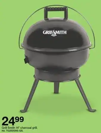 Grill Smith 14" charcoal grill.