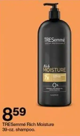 TRESemmé Rich Moisture 39-oz. shampoo.