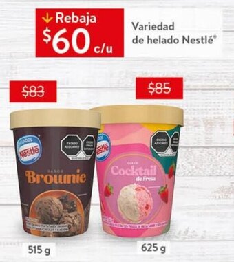 Walmart Variedad de helado Nestlé® oferta