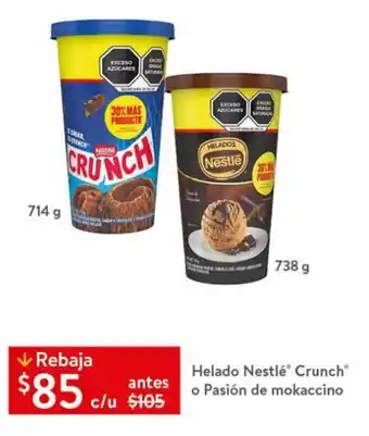 Walmart Helado Nestlé® Crunch Pasión de mokaccino oferta