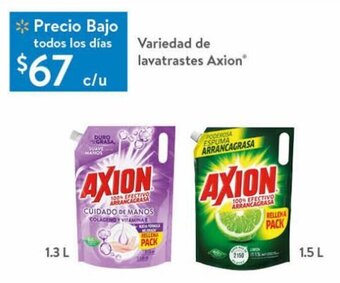 Walmart Variedad de lavatrastes Axion oferta