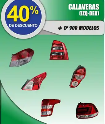 Refaccionaria California CALAVERAS (IZQ-DER) + D' 900 MODELOS oferta