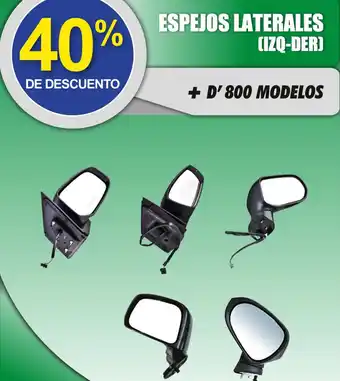 ESPEJOS LATERALES (IZQ-DER) + D'800 MODELOS