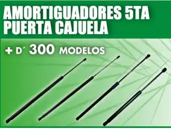 Refaccionaria California AMORTIGUADORES 5TA PUERTA CAJUELA + D 300 MODELOS oferta