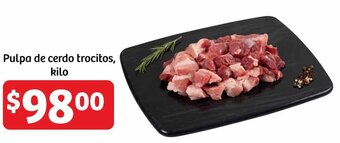 Soriana Híper Pulpa de cerdo trocitos, kilo oferta