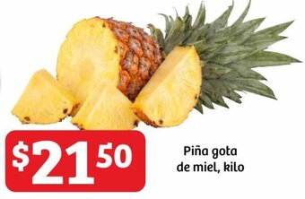 Soriana Híper Piña gota de miel, kilo oferta