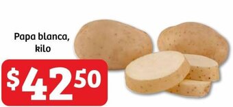 Soriana Híper Papa blanca, kilo oferta