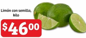 Soriana Híper Limón con semilla, kilo oferta