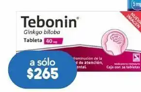 Farmacia San Pablo Tebonin 761 24 tabletas caja oferta