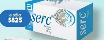 Serc 30 tabletas caja