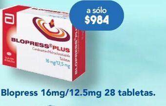 Farmacia San Pablo Blopress plus 28 tableta caja oferta