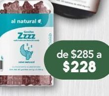 Farmacia San Pablo Al natural relax suplemento alimenticio sabor mora azul oferta