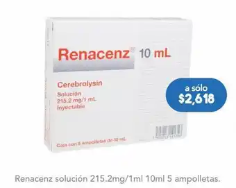 Farmacia San Pablo Renacenz ámpula 10 ml solución ampolleta oferta