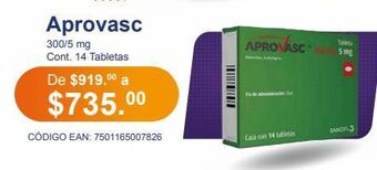 Farmacia San Pablo Aprovasc 14 tableta caja oferta
