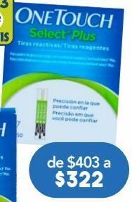Farmacia San Pablo One touch select plus tiras reactivas 50 piezas oferta