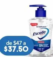 Farmacia San Pablo Escudo gel antibacterial para manos 70% alcohol 225 ml oferta