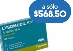Farmacia San Pablo Lysomucil efervescente 20 tableta caja oferta