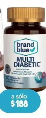 Farmacia San Pablo Brand blue suplemento alimenticio multi diabetic 30 cápsulas oferta