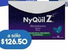 Farmacia San Pablo Nyquilz auxiliar en el insomnio oferta
