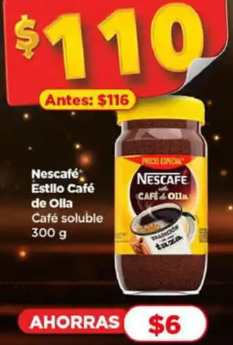 Bodega Aurrerá Nescafé Estilo Café de Olla Café soluble 300 g oferta