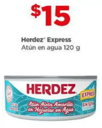 Bodega Aurrerá Herdez Express Atún en agua 120 g oferta