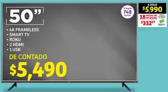JVC • SMART TV ROKU 2 HDMI • 1 USB