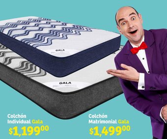 Soriana Híper Colchón Individual Gala oferta