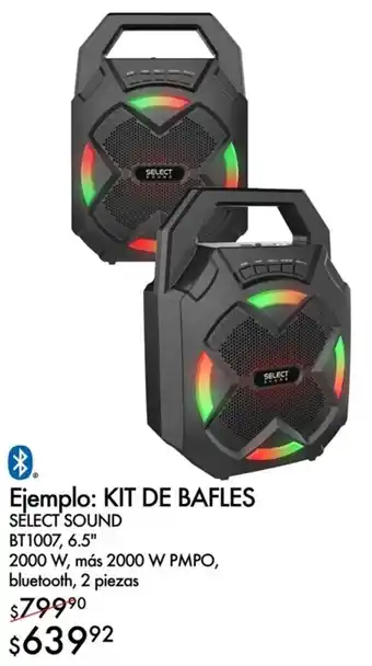 Woolworth KIT DE BAFLES SELECT SOUND oferta