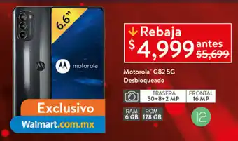 Walmart Motorola G82 5G Desbloqueado oferta