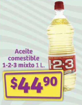 Soriana Mercado Aceite comestible 1-2-3 MIXTO 1L oferta