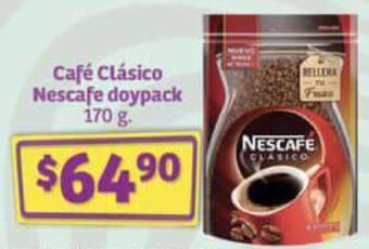 Soriana Mercado Café Clásico Nescafe doypack 170 g. oferta