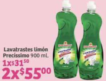 Soriana Mercado Lavatrastes limón Precíssimo 900 ml. oferta