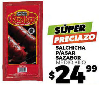 Merco SALCHICHA P/ASAR SAZABOR MEDIO KILO oferta