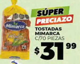 Merco TOSTADAS MIMARCA C/70 PIEZAS oferta