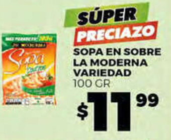 Merco SOPA EN SOBRE LA MODERNA VARIEDAD 100 GR oferta