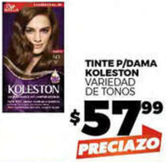 TINTE P/DAMA KOLESTON VARIEDAD DE TONOS