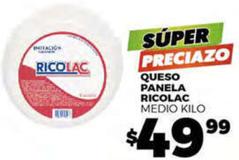 Merco QUESO PANELA RICOLAC MEDIO KILO oferta