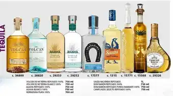 TEQUILA VOLCÁN DE MI TIERRA REPOSADO 100% VOLCÁN DE MI TIERRA BLANCO 100% AGAVIA REPOSADO 100% AGAVIA BLANCO 100%