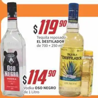 Vodka OSO NEGRO de 1 Litro