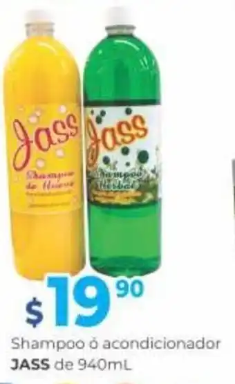 Shampoo ó acondicionador JASS de 940mL