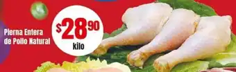 Pierna Entera de Pollo Natural