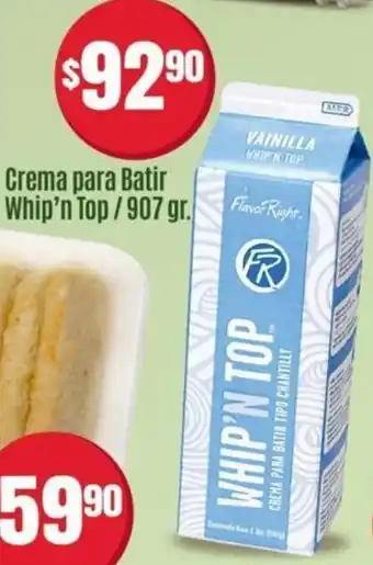 Crema para Batir Whip'n Top/907 gr.