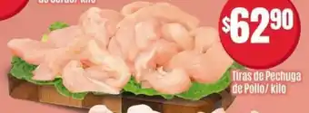 Calimax Tiras de Pechuga de Pollo/kilo oferta