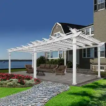 Vita pérgola de vinilo Grande de 3.6 m x 7.3 m