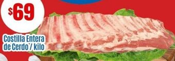 Calimax Costilla Entera de Cerdo/ kilo oferta