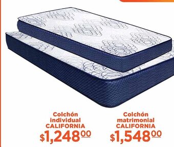 La Comer Colchón individual CALIFORNIA oferta